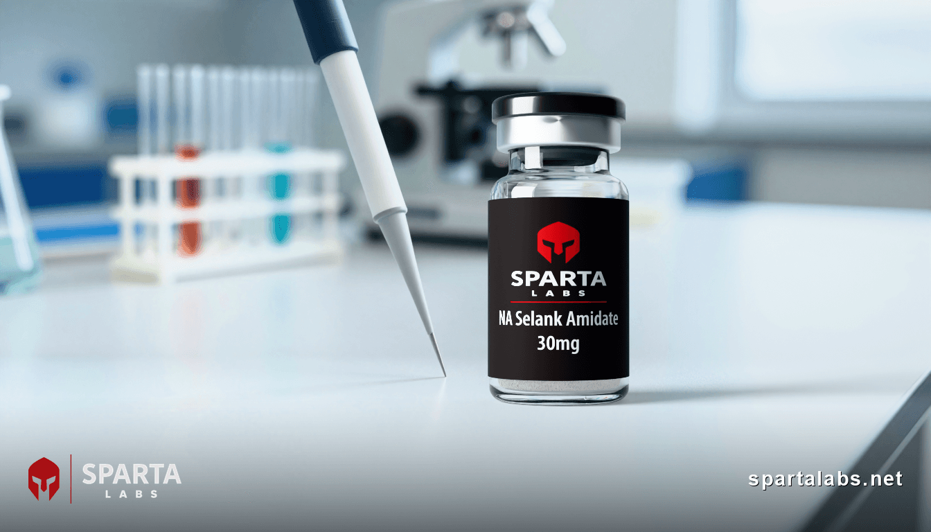 Buy N-Acetyl Selank Amidate research peptide: N-Acetyl Selank Amidate: Mechanism of Action | Sparta Labs Research Library